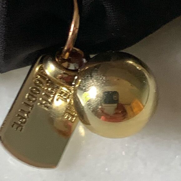 Black Camellia Flower Scrunchie with Charms - Hair Tie Hair Band Ponytail - Picture 4 of 10